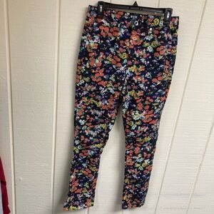 Maeve by Anthropologie Pants Floral Straight Leg Women's 29 (8)